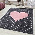 Dětský koberec Bambi 830 pink - Kulatý průměr 120 cm
