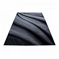 Kusový koberec Miami 6630 black - 80 x 300 cm