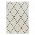 Kusový koberec Alvor shaggy 3401 cream - Kruh průměr 120 cm