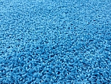 Kusový koberec Color shaggy modrý - 1 m2 bez obšití