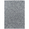 Vlněný květinový koberec Laura Ashley Cleavers dark steel 80904 Brink & Campman
