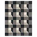 Vlněný kusový koberec Harlequin Blocks slate 141904 Brink & Campman